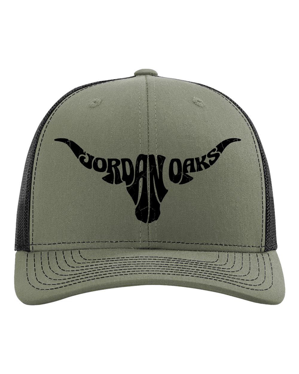 Jordan Oaks Bull Richardson Snapback Trucker Cap