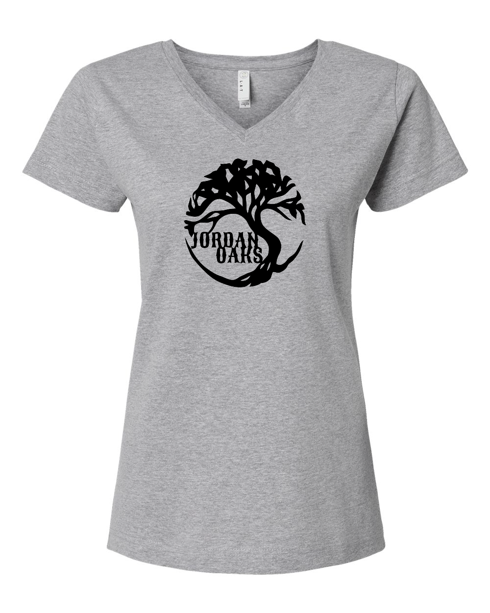 Jordan Oaks Oak Tree Premium Women's V-Neck T-shirt (click for more colors)