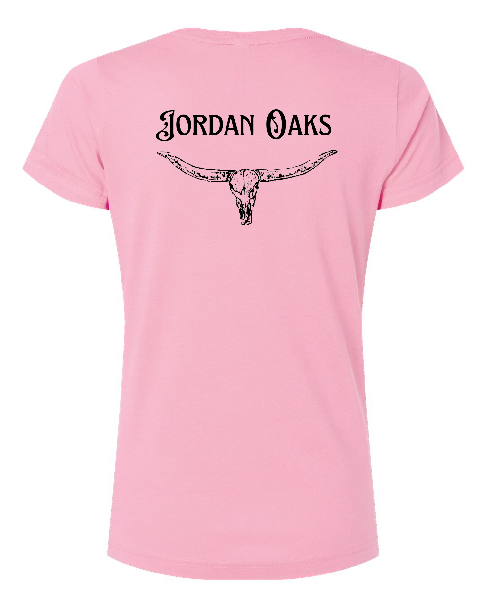 Jordan Oaks Skull Premium Women's V-Neck T-shirt (click for more colors)
