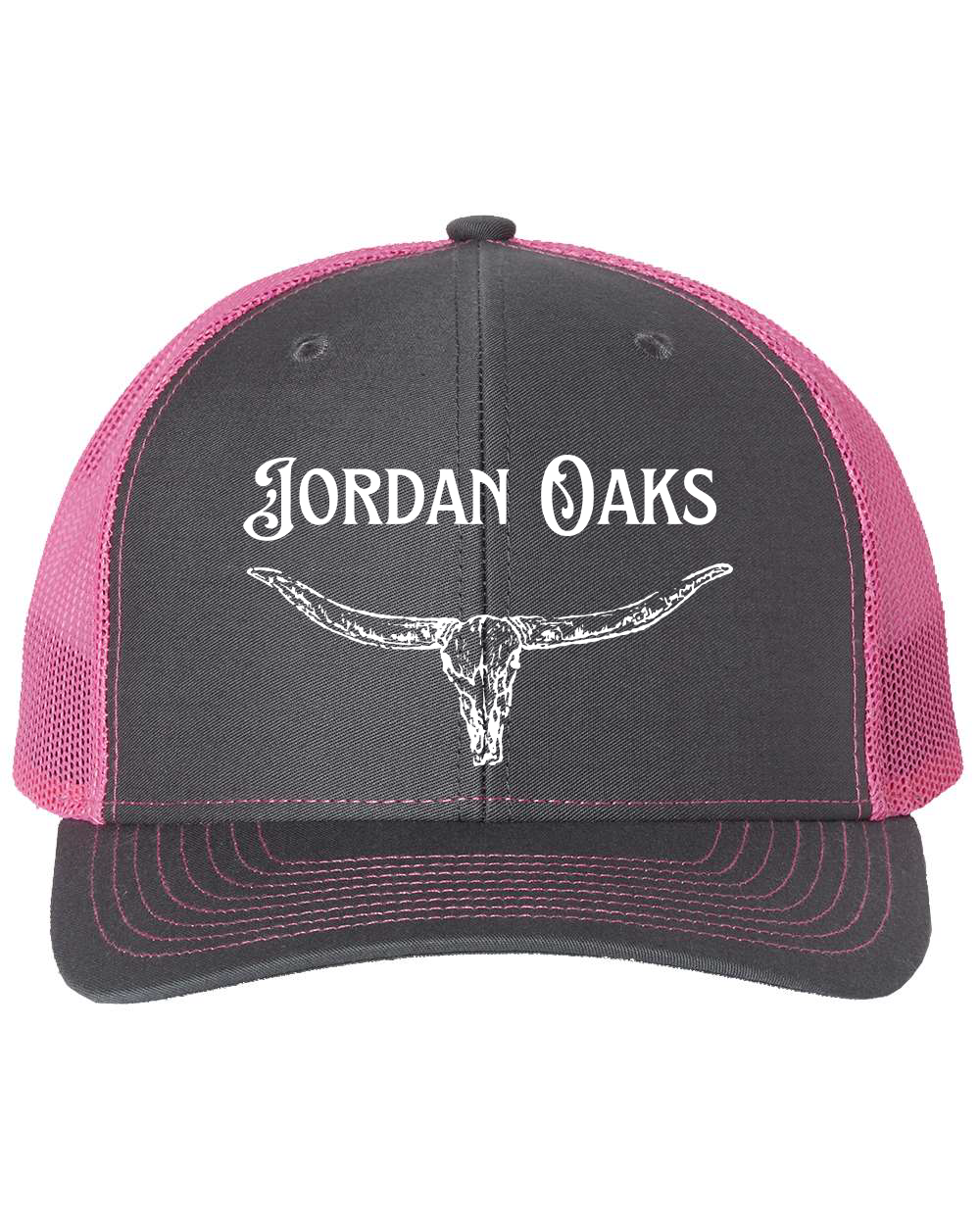 Jordan Oaks Skull Richardson Snap Back Trucker Hat (click for more colors)