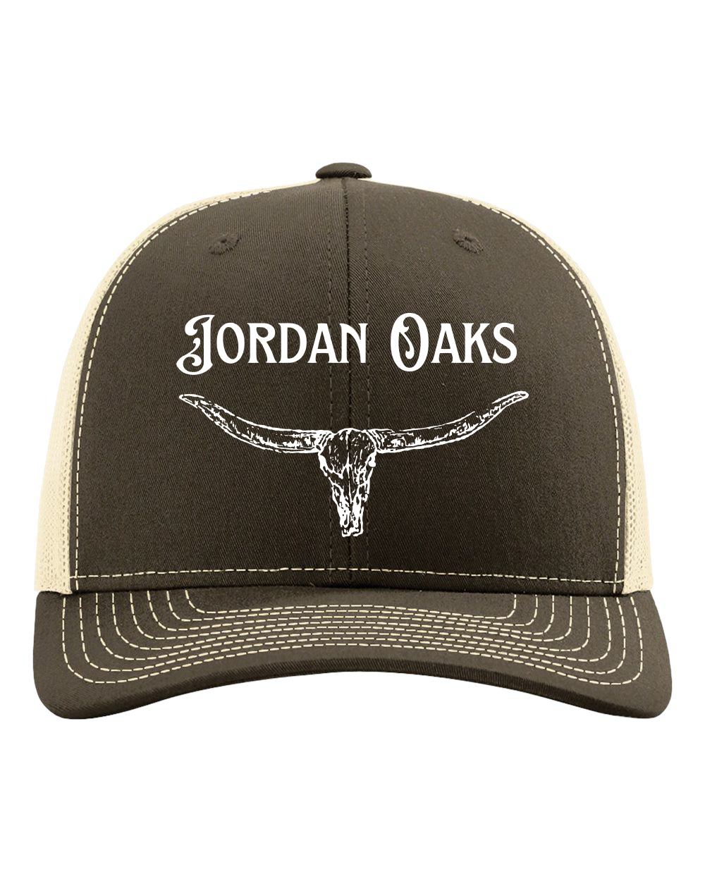 Jordan Oaks Skull Richardson Snap Back Trucker Hat (click for more colors)