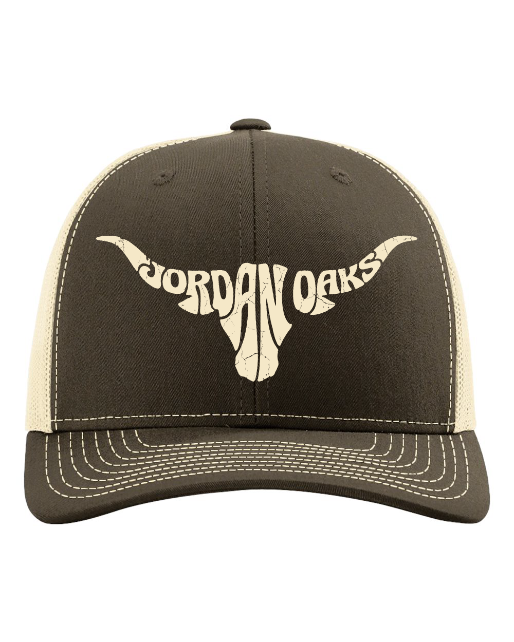 Jordan Oaks Bull Richardson Snapback Trucker Cap