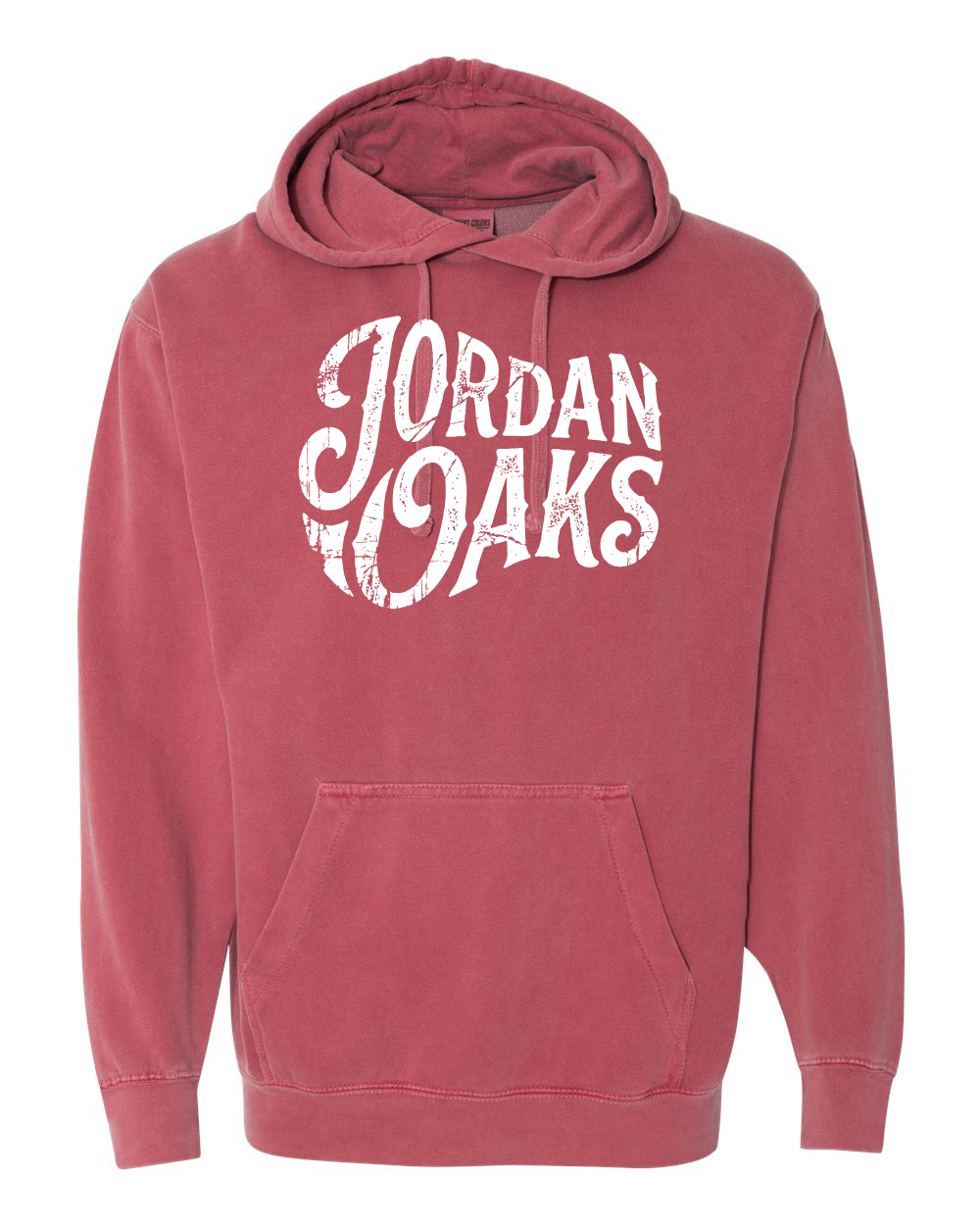 Jordan Oaks Guitar Comfort Colors Unisex Garment-Dyed Hooded Sweatshirt